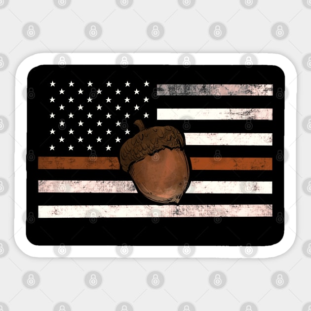 United States of Acorns Sticker by LVBart